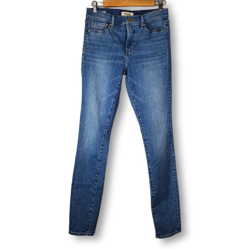 Revtown Skinny Fit Jeans Decade Denim Dark Wash Blue Size 28 Tall
